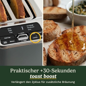Prajitor de paine Cuisinart Smart Elite 2 felii, sloturi extra-lungi, 7 niveluri de rumenire - Img 6