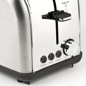 Prajitor de paine Girmi TP57, 800 W, carcasa si clesti din otel inoxidabil, fante mari, cronometru, 8 setari de caldura, oprire automata, colector de firimituri - Img 3