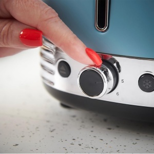 Prajitor de paine Russell Hobbs Hanley Retro 28651-56 900W Albastru 6 trepte de rumenire - Img 4
