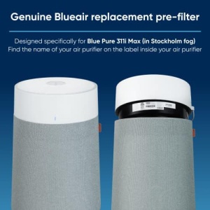 Prefiltru lavabil pentru purificator aer Blueair Blue Pure 3350i Max, roz, reutilizabil - Img 2