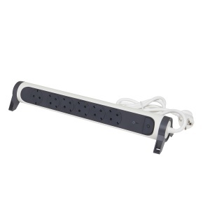 Prelungitor Legrand 694509 6 prize Protectie la supratensiune Cablu 15m AlbGri - Img 2