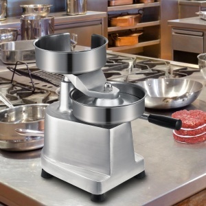 Presa comerciala pentru burgeri VEVOR - Hamburger Copy Maker 15 cm, cu 2 pachete de hartie pentru hamburgeri, presa profesionala pentru hamburgeri din otel inoxidabil, perfecta pentru chiftelute de burger Accesorii pentru gratar de gatit - Img 8