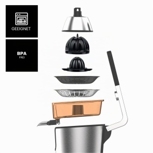 Presa electrica pentru citrice Taurus Easy Press 1000, 1000W, inox, 650ml - Img 2