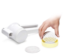 Presa pentru cartofi Tescoma Handy din plastic rezistent cu lame din otel inoxidabil - Img 2