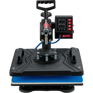 Presa termica VEVOR, presa termica 5 in 1, masina, imprimanta de transfer prin sublimare cu cupa pliabila de 29x38 cm, incalzire rapida, control digital precis al temperaturii, presa termica de vinil - Img 9