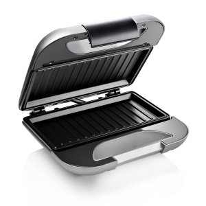 Princess Sandwich Maker DeLuxe in aspect mat, suprafata de prajit de 22x12cm, 750 wati, lungime cablu 0,85 m, cu blocare de siguranta, 127003 - Img 3