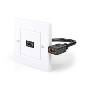 Priza HDMI NEDIS - 1x HDMI Femela - 4K60Hz - Negru - Img 3