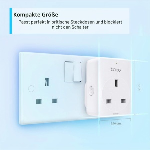 Priza Inteligenta Wi-Fi TP-Link Tapo P100, Control Vocal, Fara Hub, 4-Pack - Img 2