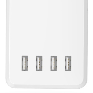 Priza Inteligenta WLAN Hama cu 4 Porturi USB, Control Individual, Alb - Img 5
