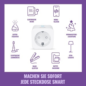 Priza Smart WiZ WLAN, Tip F, 230V, 50Hz, compatibila cu Alexa si Google Home - Img 2