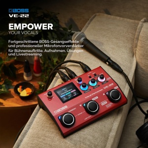 Procesor vocal BOSS VE-22 cu efecte multiple, armonii si ajustare automata a tonului - Img 2