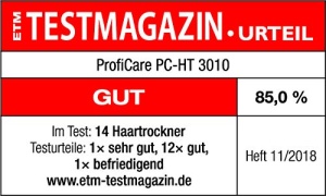 ProfiCare PC-HT 3010 Uscator de par alb cu functie de ionizare si 2200W - Img 7