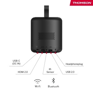 Proiector portabil Thomson Vega PG35B Full HD cu Google TV si acumulator - Img 4