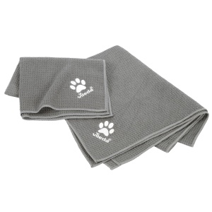 Prosop pentru animale Vileda Pet Pro XL Microfibra 65x100 cm Gri - Img 8