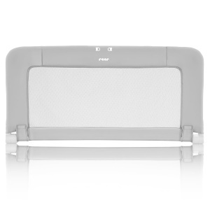 Protectie pentru pat Reer ByMySide, 100x50 cm, gri, cu functie de pliere - Img 9