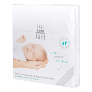 Protectie saltea roba Safe Asleep 40x90 cm - Impermeabila si respirabila certificata OEKO-TEX Alb - Img 2