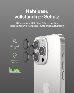Protector camera din sticla securizata Belkin pentru iPhone 15 ProPro Max, 2 bucati - Img 3
