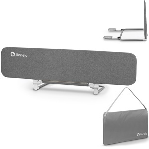 Protector de pat Lionelo Lora XL pentru copii, 150 cm lungime, 45 cm inaltime - Img 1