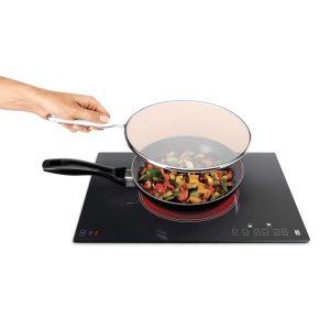 Protector Metaltex Fritto 26 cm, verzinned, pentru toate tipurile de tigai - Img 3
