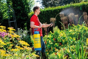 Pulverizator sub presiune GLORIA prima 8 | Pulverizator de gradina de 8 l, pulverizator de buruieni|Cu stralucire din alama + duza reglabila din alama, suport - Img 2