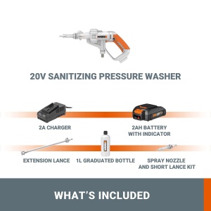 Pulverizator WORX WP650E 20V Mobil cu Spray Fin si Rezervor 1L - Img 5