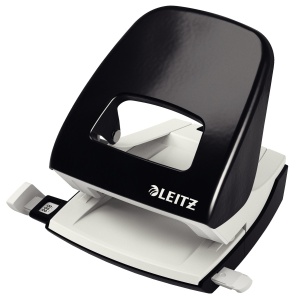 Puncher metalic Leitz NeXXt 30 coli, design ergonomic, negru