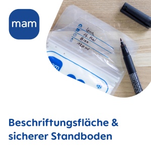 Pungi pentru colectare lapte matern MAM, 180 ml, 100 bucati, BPA- si BPS-free - Img 7