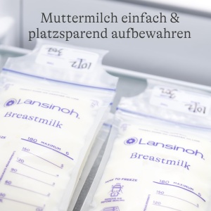 Pungi pentru stocare lapte matern Lansinoh, 25 bucati, sterilizate, cu sistem de inchidere securizat - Img 5