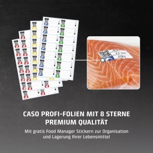 Pungi vidat CASO Profi 40x60 cm, set 25 buc, BPA-free, reutilizabile, rezistente - Img 9