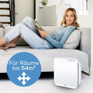Purificator de aer Beurer LR 310, cu filtru HEPA H13, filtreaza praful de casa, parul animalelor de companie, mirosurile, precum si diverse bacterii si virusi, cu temporizator, pentru incaperi de pana la 54 m2 - Img 3