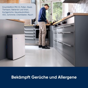 Purificator de aer Blueair Classic 205 HEPA Silent Alb pentru spatii de pana la 52 m2 - Img 2