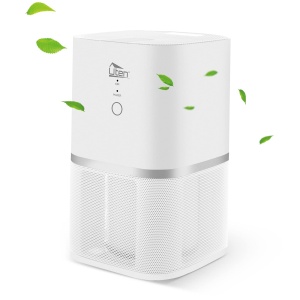 Purificator de aer compact cu filtru HEPA si functie anioni ideal pentru camere mici