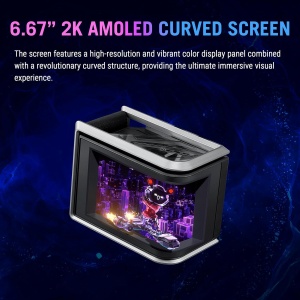 Racire CPU All-in-One ASUS ROG Ryuo IV SLC 360, Display AMOLED 6,67 inch, ARGB - Img 2