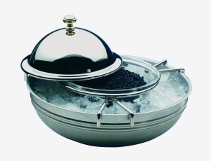 Racitor de caviar APS, 4 piese, inox 188, 18 cm, inaltime 12 cm