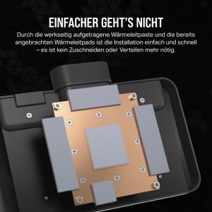 Racitor GPU Hibrid CORSAIR iCUE LINK XG3 RGB pentru NVIDIA RTX 40704070 Ti, Negru - Img 7