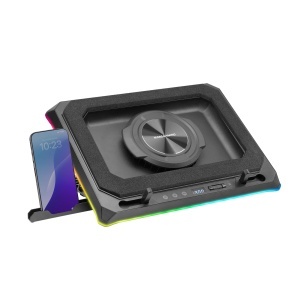 Racitor Laptop Mars Gaming MNBC-Ultra, 140mm, RGB, 5 Pozitii, Negru - Img 1