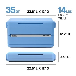 Racitor portabil Coleman Snap N Go 35QT, 33 litri, pliabil, izolare eficienta - Img 9
