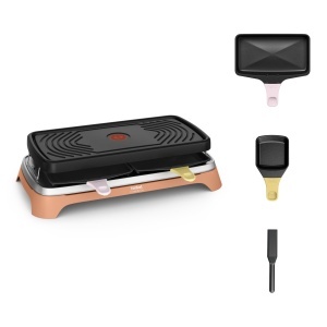 Racleta multifunctionala Tefal RE650J10, 1450W, 8 persoane, XL si standard