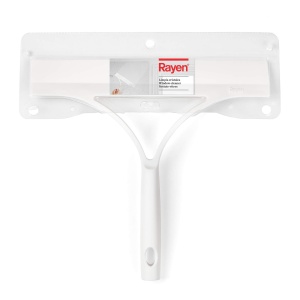 Racleta pentru geamuri Rayen Sauber, alba, 25 x 23,5 cm