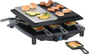Raclette Steba RC 4 Plus, 8 persoane, gratar cu piatra naturala, Made in Germany