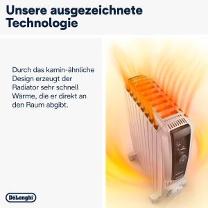 Radiator DeLonghi Dragon 4 Pro TRDX41025E 2500W Timer 24h Functie Eco Alb - Img 4
