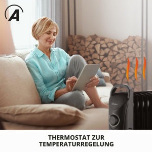 Radiator electric ARDES OILO MINI2 AR4R07M2, 800 W, 7 elemente, portabil - Img 7