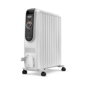 Radiator electric DeLonghi Dragon EasyTronic TRD51025, 2500W, 12 temperaturi, alb