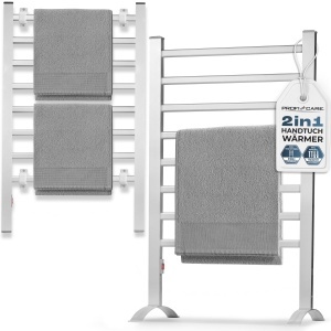 Radiator electric pentru prosoape ProfiCare PC EHW 3115, 125W, 1.5m cablu, montare pe perete sau freestanding