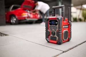Radio portabil Einhell TE-CR 18 Li DAB FM Bluetooth IP65 fara acumulator - Img 4