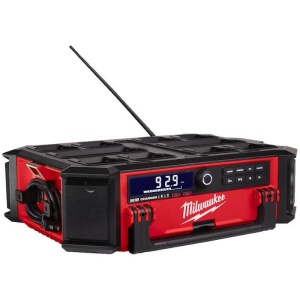 Radio si incarcator Milwaukee M18 PRCDAB PACKOUT, 10 difuzoare, Bluetooth 4.2