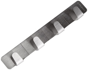 Raft cu 4 Usi Fackelmann, Inox, 16 x 2,6 x 1,7 cm