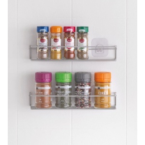 Raft pentru condimente Metaltex Paprika-1, 2 suporturi, 32 x 8 x 5 cm - Img 3