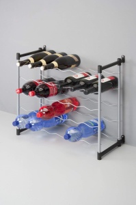 Raft pentru Sticle Metaltex Barolo, capacitate 30 sticle, dimensiuni 58 x 26 x 53 cm - Img 2