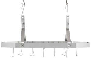 Raft suspendat pentru tigai si oale Cuisinart, inox, 12 carlige, 82x39.2x37.5 cm - Img 2